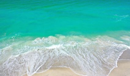 waves on beach shore
